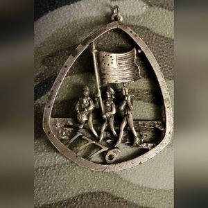 1776 metal pendent